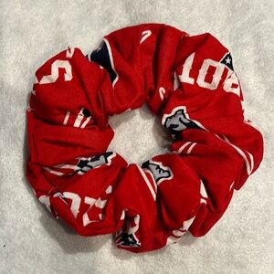 NEW Handmade New England Patriots Hair Scrunchie